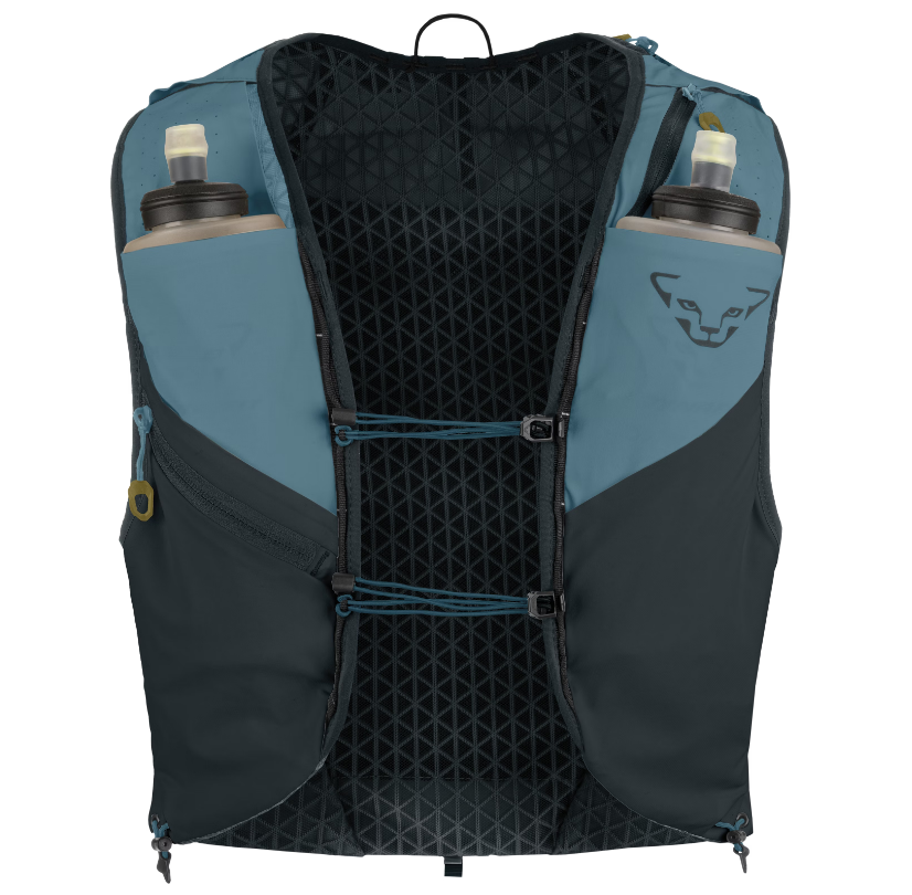 Dynafit Alpine 15 Vest for Men & Women - Lightweight Waterproof Hiking Jacket in Storm Blue/Blueberry - Perfect for Outdoor Adventures, Camping & Trail Running