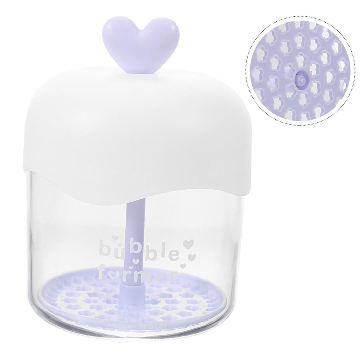 2pcs Manual Face Foam Maker - Bubble Foamer Cup for Gentle Facial Cleansing | Creates Rich Lather for Deep Cleansing | Perfect for Travel & Daily Skincare Routine (Purple)