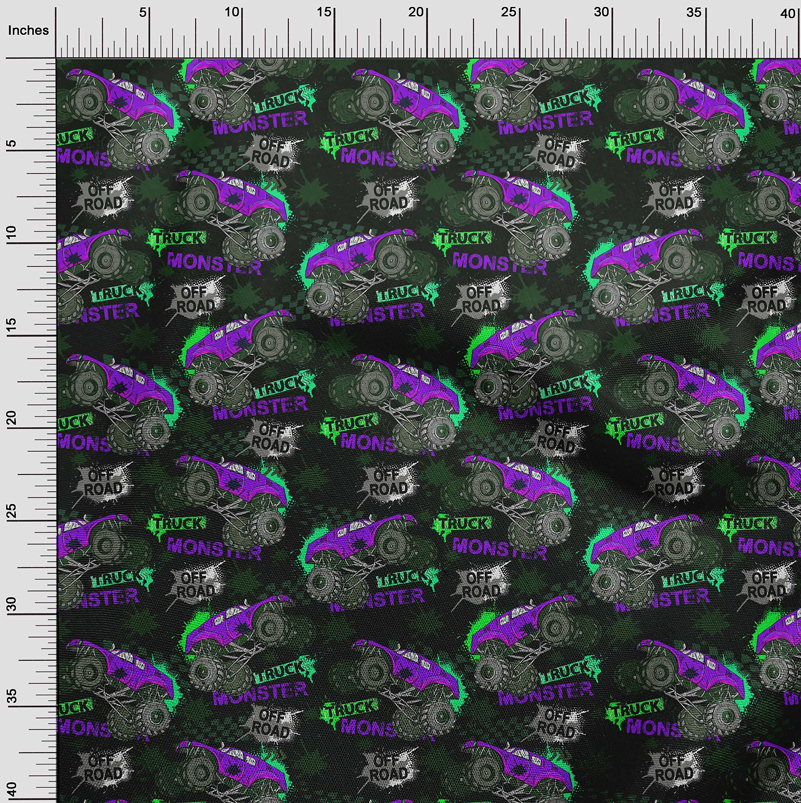 oneOone Rayon Purple Printed Fabric by The Yard - 56 Inch Wide for DIY Clothing, Sewing Supplies & Crafts | Perfect for Dresses, Skirts & Home Decor Projects