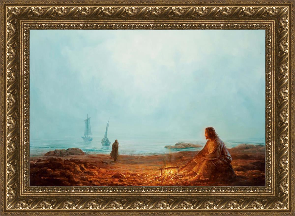 By The Shore By Yongsung Kim - Coastal Wall Art Print for Beach House Decor, Ocean Themed Living Room & Bedroom