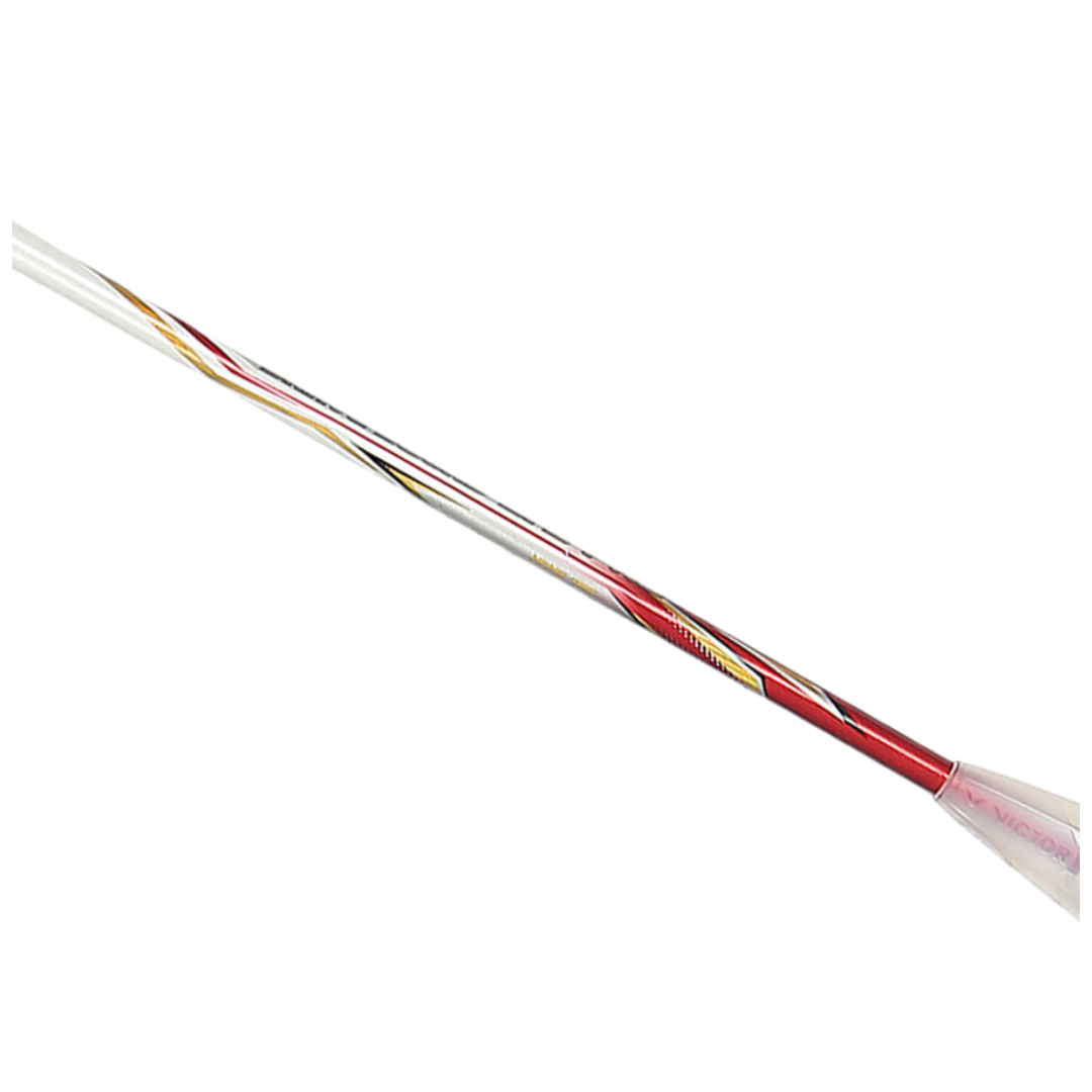 Victor BRS LTD PRO Unstrung Badminton Racket - Professional Carbon Fiber Badminton Racquet for Adults & Advanced Players [Red] | Perfect for Training, Tournaments & Competitive Play