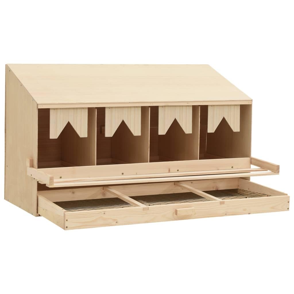 4 Compartment Chicken Laying Nest Box - 41.7