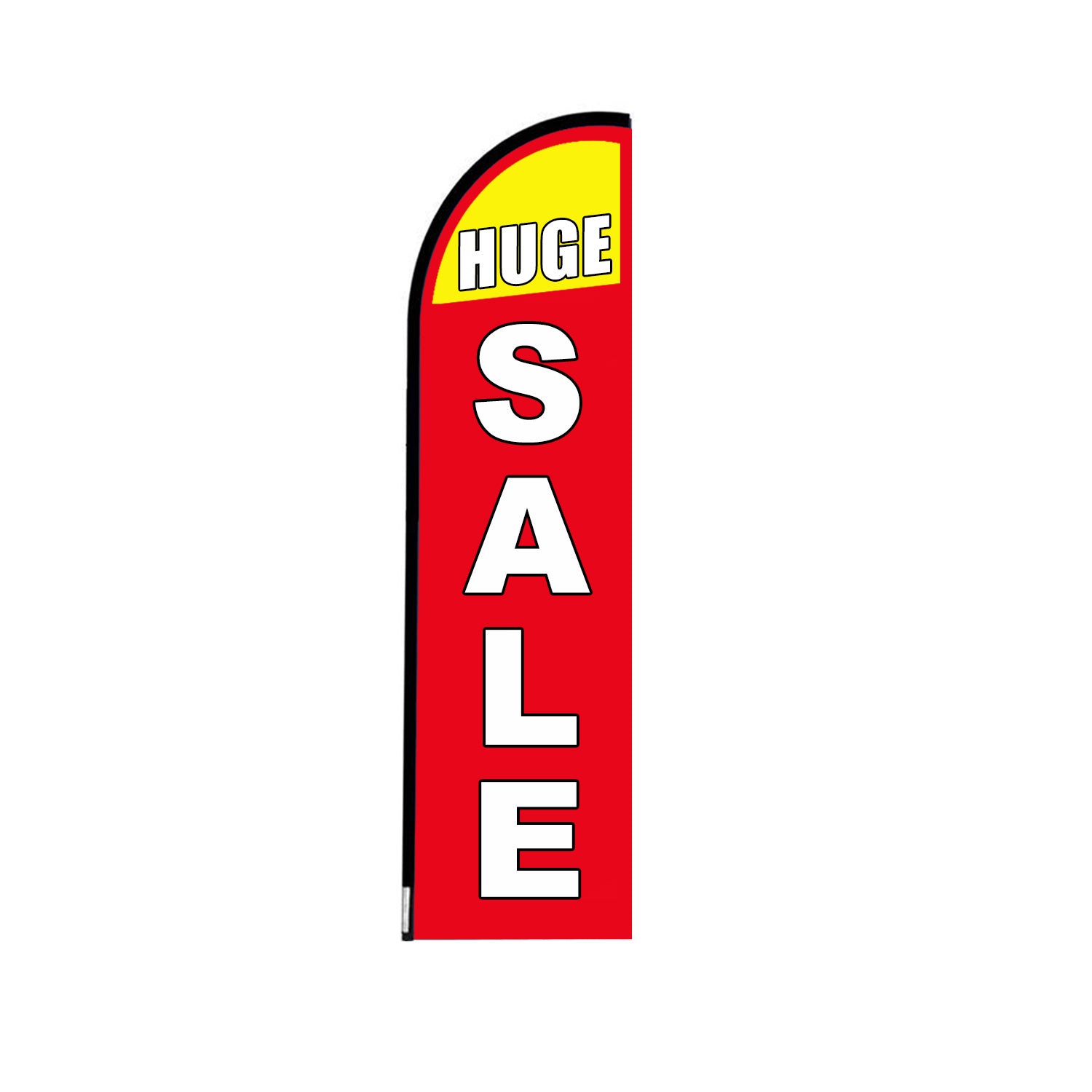 Custom Blade Flag Advertising - 8FT/10FT/12FT Sizes - Perfect for Outdoor Events, Sports Games & Business Promotions