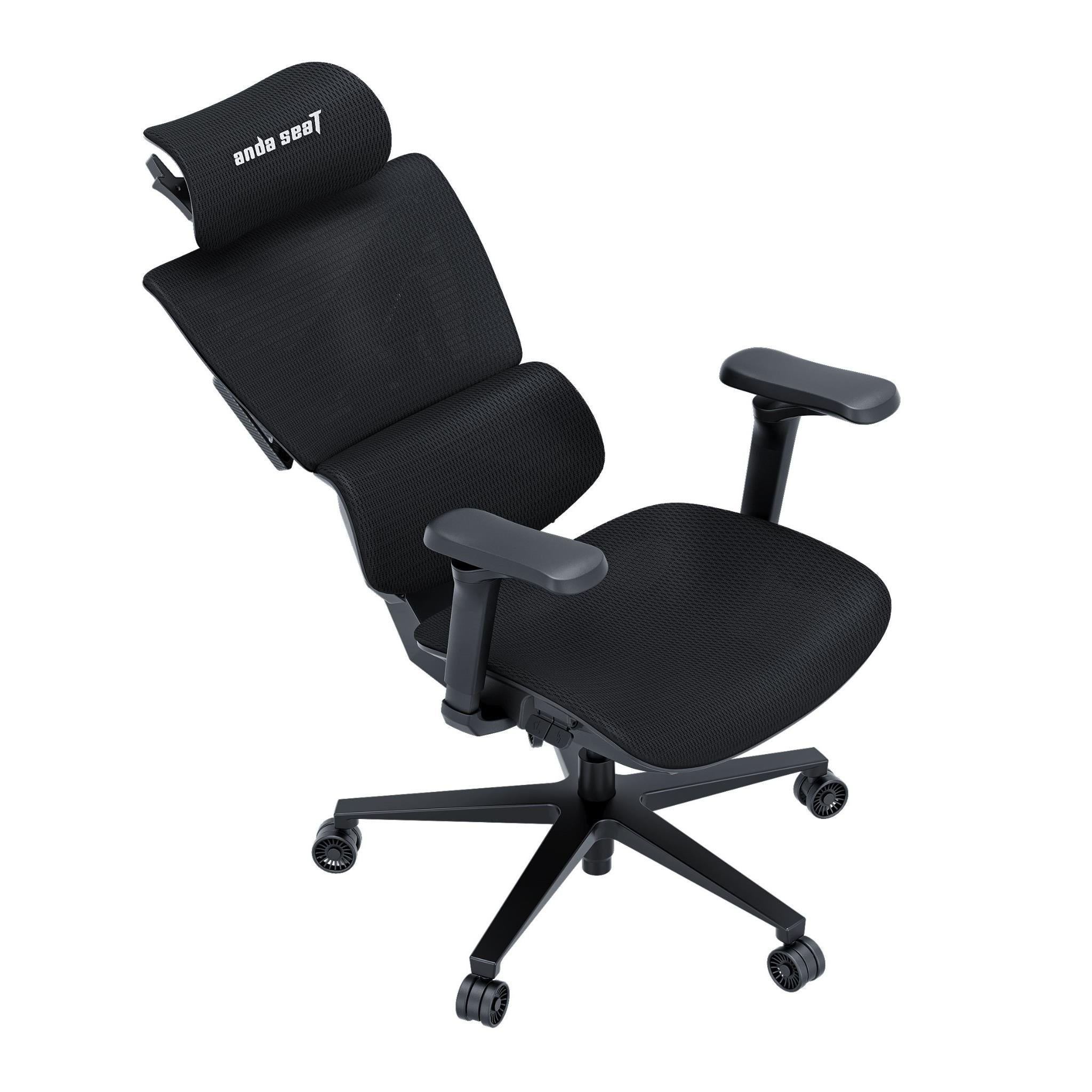 Anda Seat X Air Pro Ergonomic Mesh Gaming Chair - Space Black | Breathable High Back Office Chair for PC, Console & Streaming Gamers