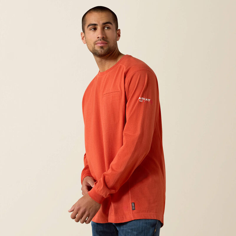Ariat Men's FR Air Crew T-Shirt - Flame Resistant Work Shirt for Construction, Oilfield & Outdoor Jobs