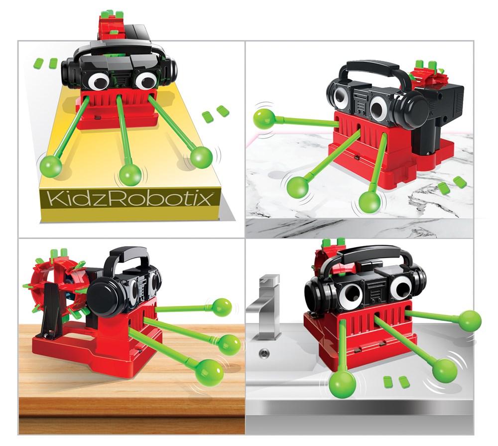 4M KidzRobotix Drummer Robot - STEM Educational Toy for Kids Ages 8+, Build Your Own Drumming Robot - Perfect for Science Projects, Birthday Gifts & Learning Robotics at Home