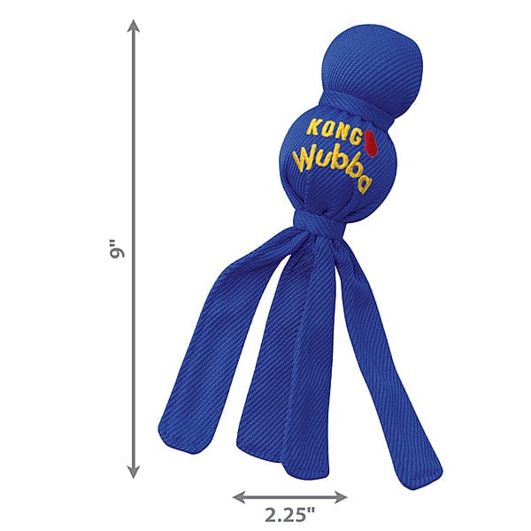 KONG Wubba Interactive Dog Toy - Durable Chew Toy for Small & Large Dogs - Perfect for Fetch, Tug-of-War & Training - Best Dog Gift for Active Pets