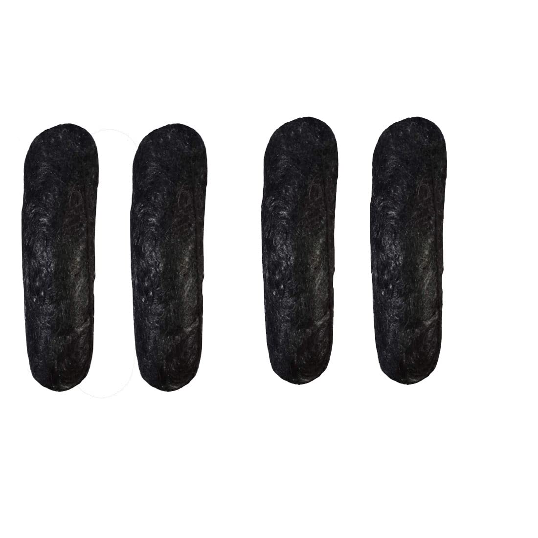 Arooman™ Hair Puff Grip - 4 Pack Black Hair Stuffing & Juda Maker for Women & Girls | Natural Hair Accessories for Braiding, Weaving & Protective Styling