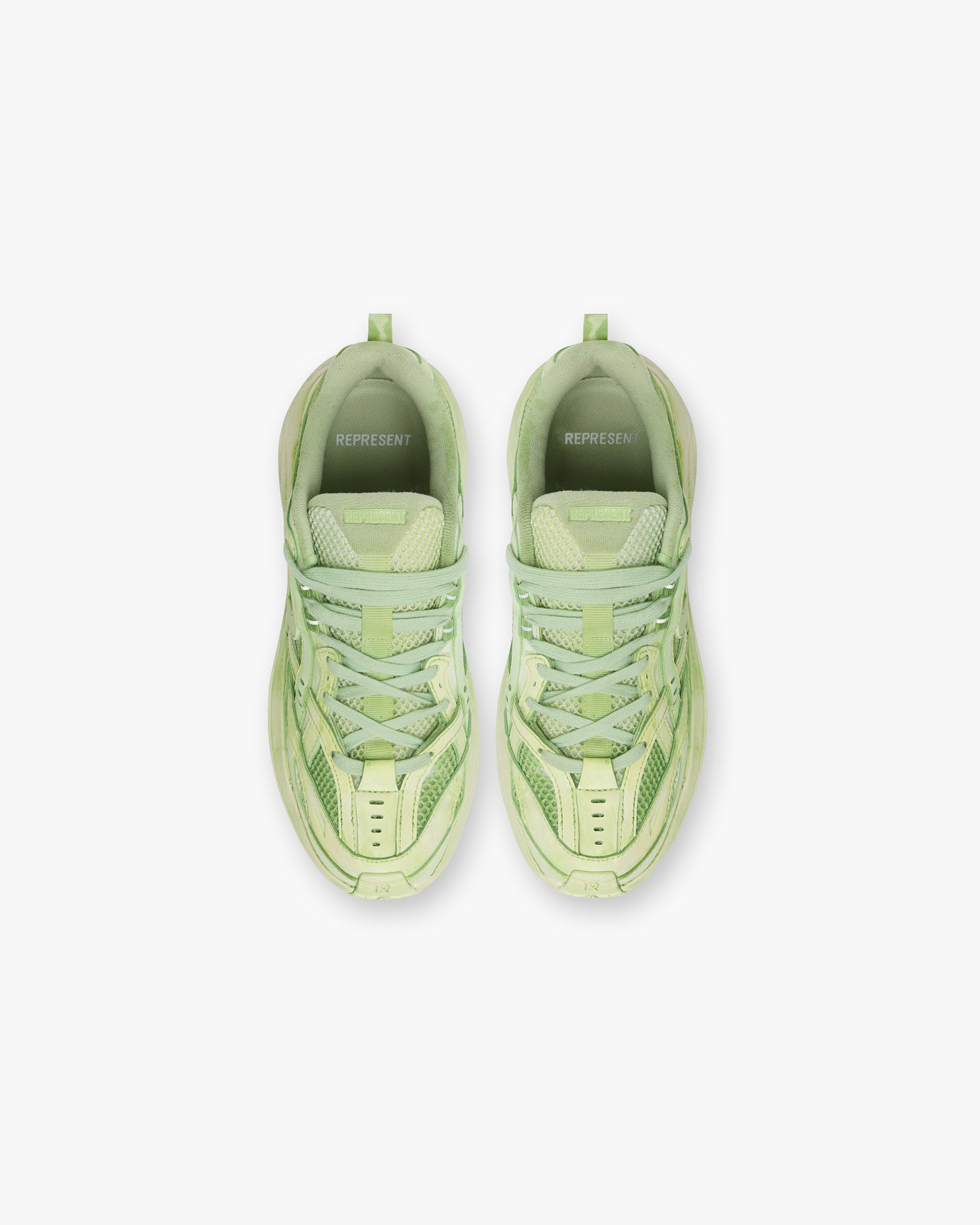 Storm Runner Dip Dye Shadow Lime Running Shoes - Lightweight Performance Sneakers for Men & Women - Perfect for Trail Running, Gym Workouts & Outdoor Activities