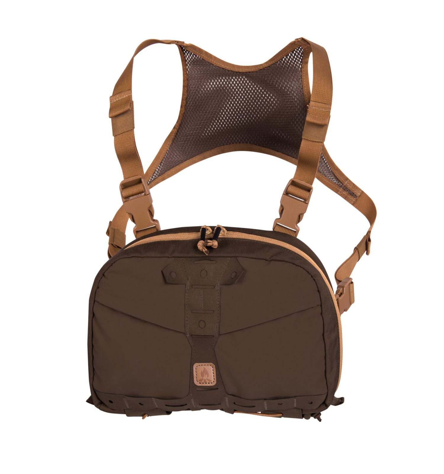 Helikon-Tex Numbat Chest Pack - Tactical Waist Bag for Outdoor Hiking, Camping & Travel - Earth Brown/Clay - Durable & Water-Resistant Gear for Adventure Enthusiasts