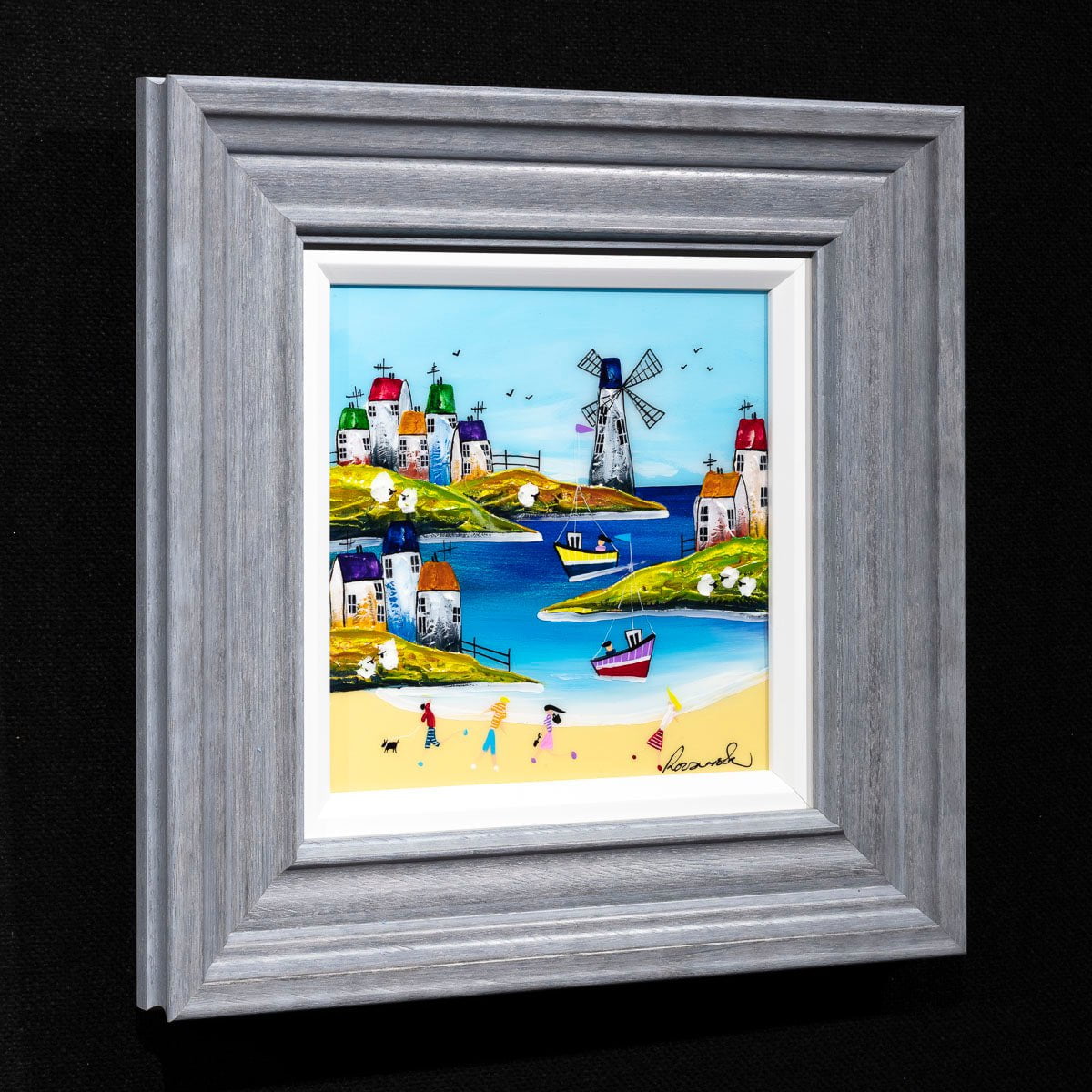 Original 'A Day of Sailing' Artwork - Premium Wall Decor for Living Room, Bedroom & Office - Perfect Nautical Theme Gift for Sailors & Beach Lovers