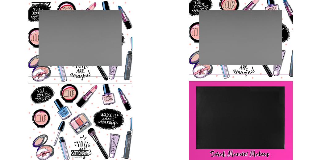 Custom Extra Large Z Palette - Magnetic Makeup Palette for Eyeshadows & Blush - Perfect for Professional Artists & Travel Makeup Organizer