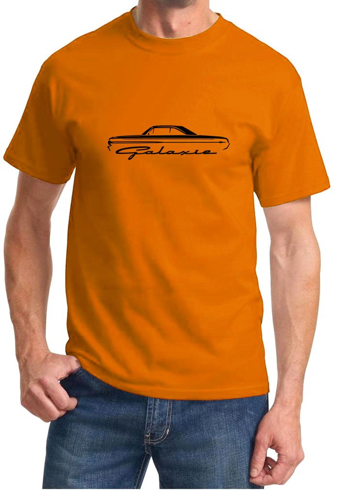 Vintage 1964 Ford Galaxie Classic Outline Design T-Shirt - Retro Car Enthusiast Tee for Men & Women - Perfect for Car Shows, Cruises & Casual Wear