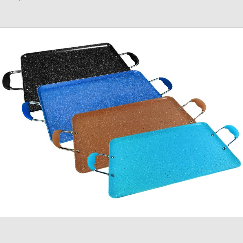 Universal Griddle for All Stove Types - Electric, Gas, Ceramic Glass Tops - Perfect for Pancakes, Steaks & Breakfast Cooking - Ideal for Home Kitchens & Outdoor Camping