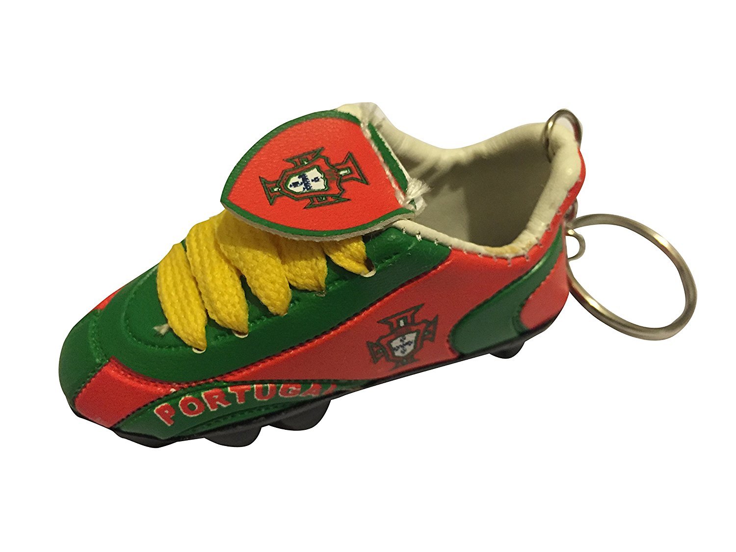 Football Soccer Futbol Mini Shoe Keychains KeyRings - Europe - Perfect Gift for Fans, Collectors & Sports Enthusiasts