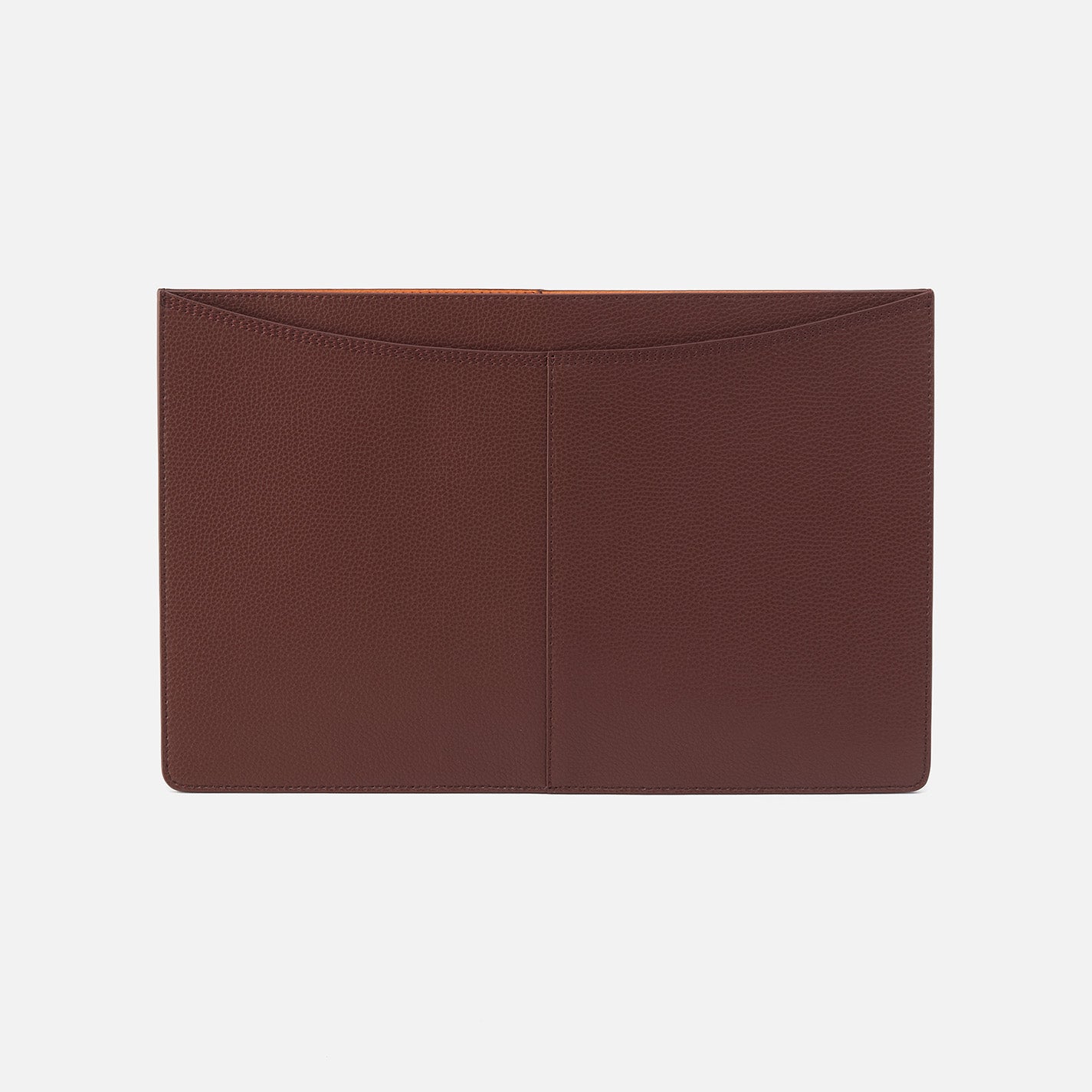 Premium Vida Large Laptop Sleeve - Micro Pebbled Leather Case for MacBook Pro 15/16 inch - Chocolate Brown - Perfect for Work, Travel & School Protection