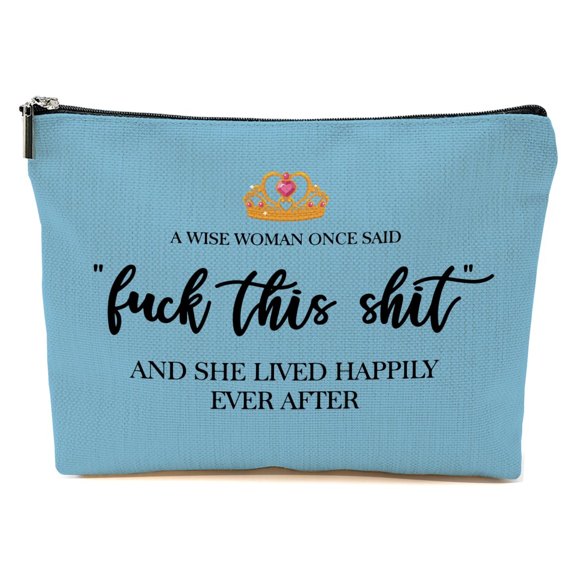 Funny Gifts for Strong Women - Retirement & Birthday Gift Ideas for Coworkers, Hostess & Boss - Inspirational Cosmetic Bag with Makeup Travel Accessories - Perfect for Office Parties, Retirement Celebrations & Travel Essentials