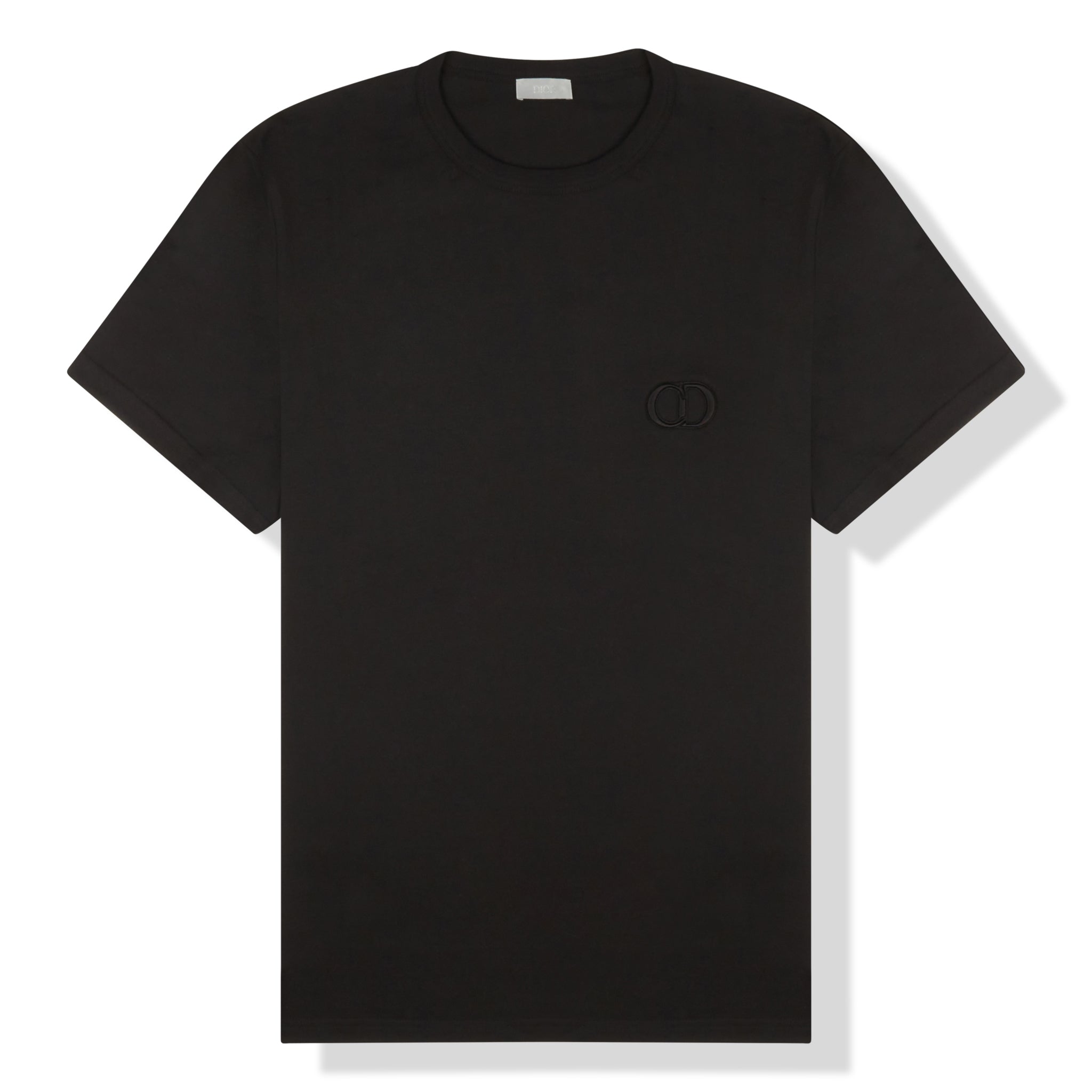 Dior CD Icon Black T-Shirt for Men - Classic Cotton Crewneck Tee - Perfect for Casual Wear, Street Style & Everyday Outfits