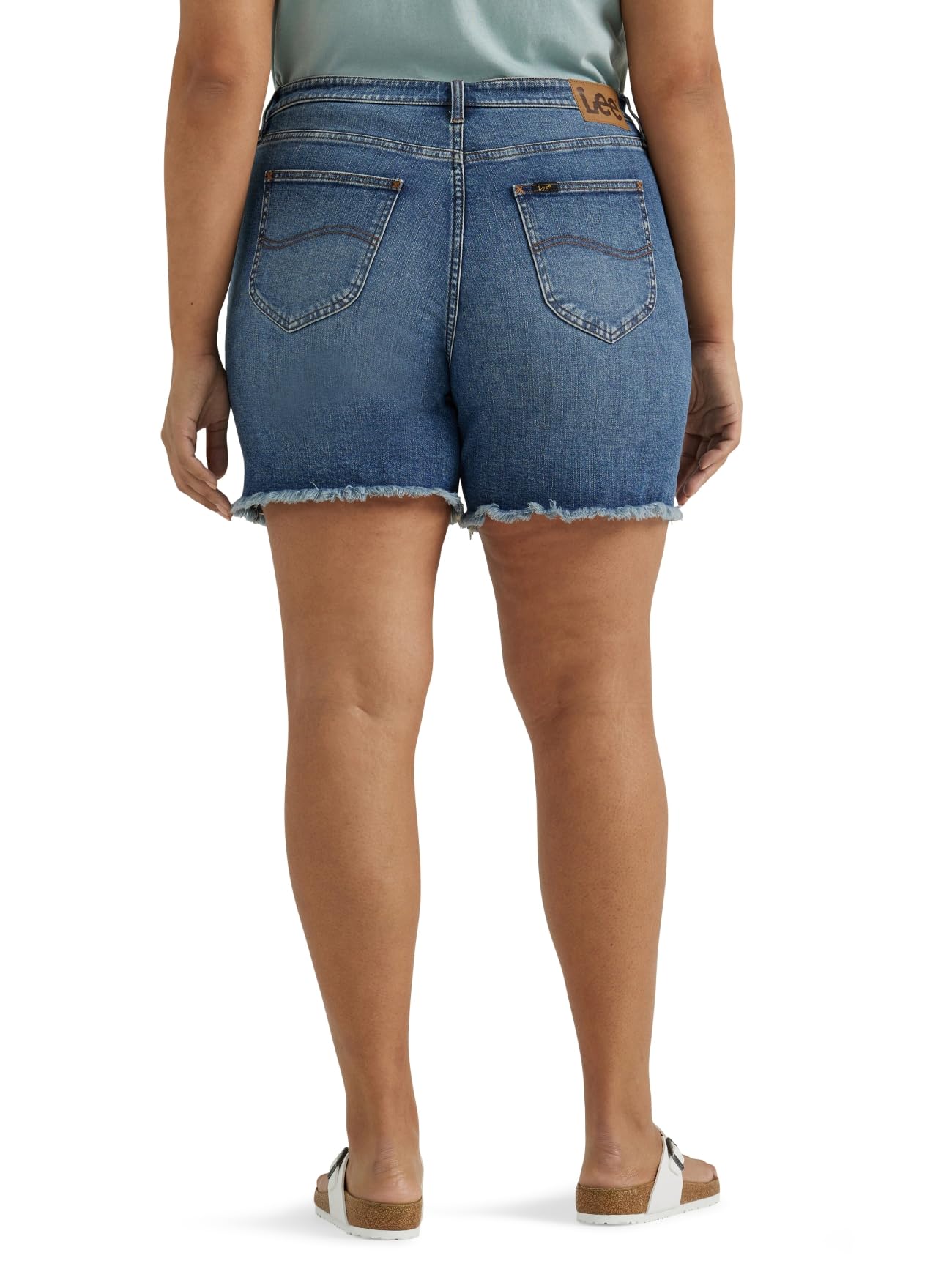 Lee Women's Classic Fit Stretch Denim Jeans - Comfortable High Waist Pants for Casual Wear & Everyday Outfits