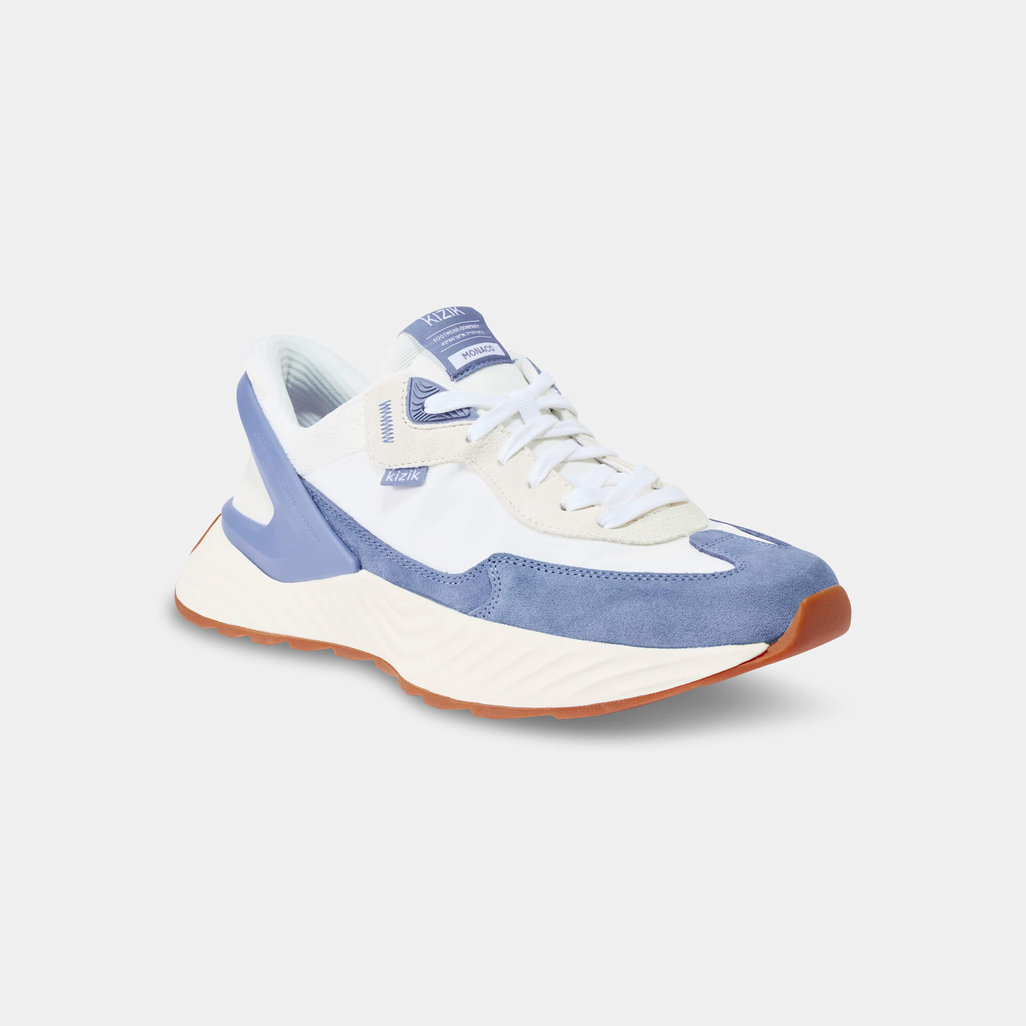 Men's Monaco Sneakers - White & Granada Sky Colorway | Comfortable Casual Shoes for Walking, Running & Everyday Wear