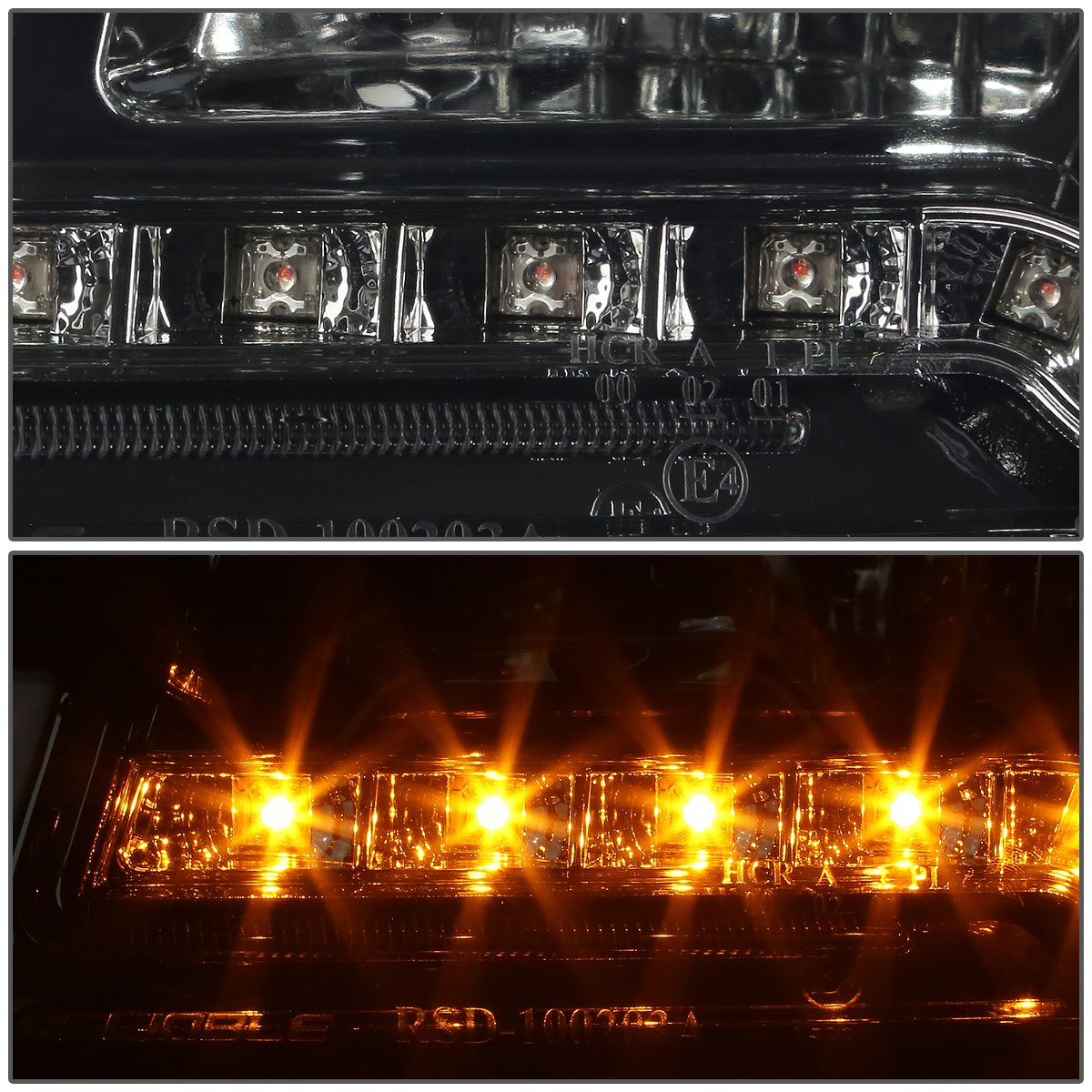 Smoked LED DRL Projector Headlight Lamps with Tool Kit - Compatible with Audi A4 B6 S4 B6 Quattro 2002-2005 Models | Upgrade for Night Driving & Enhanced Style