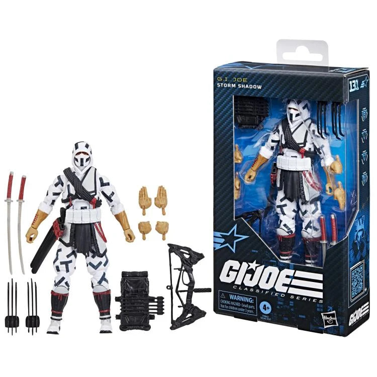 G.I. Joe Classified Series Storm Shadow v2 Action Figure - Ninja Commando Collectible Toy for Display & Play | Perfect for Collectors & Fans
