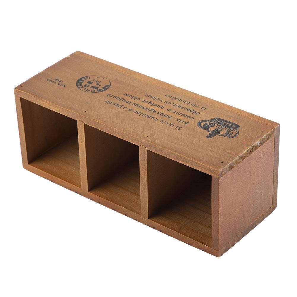 Small Rectangular Wood Planter Box for Succulents - Decorative Garden Flower Pot Container - Perfect for Indoor Plants, Home Decor, and Outdoor Gardening