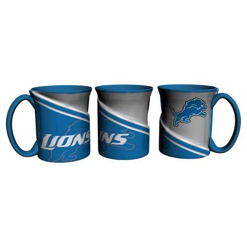 Detroit Lions 18oz Twist Style Coffee Mug - Perfect for Gameday, Office & Home Use