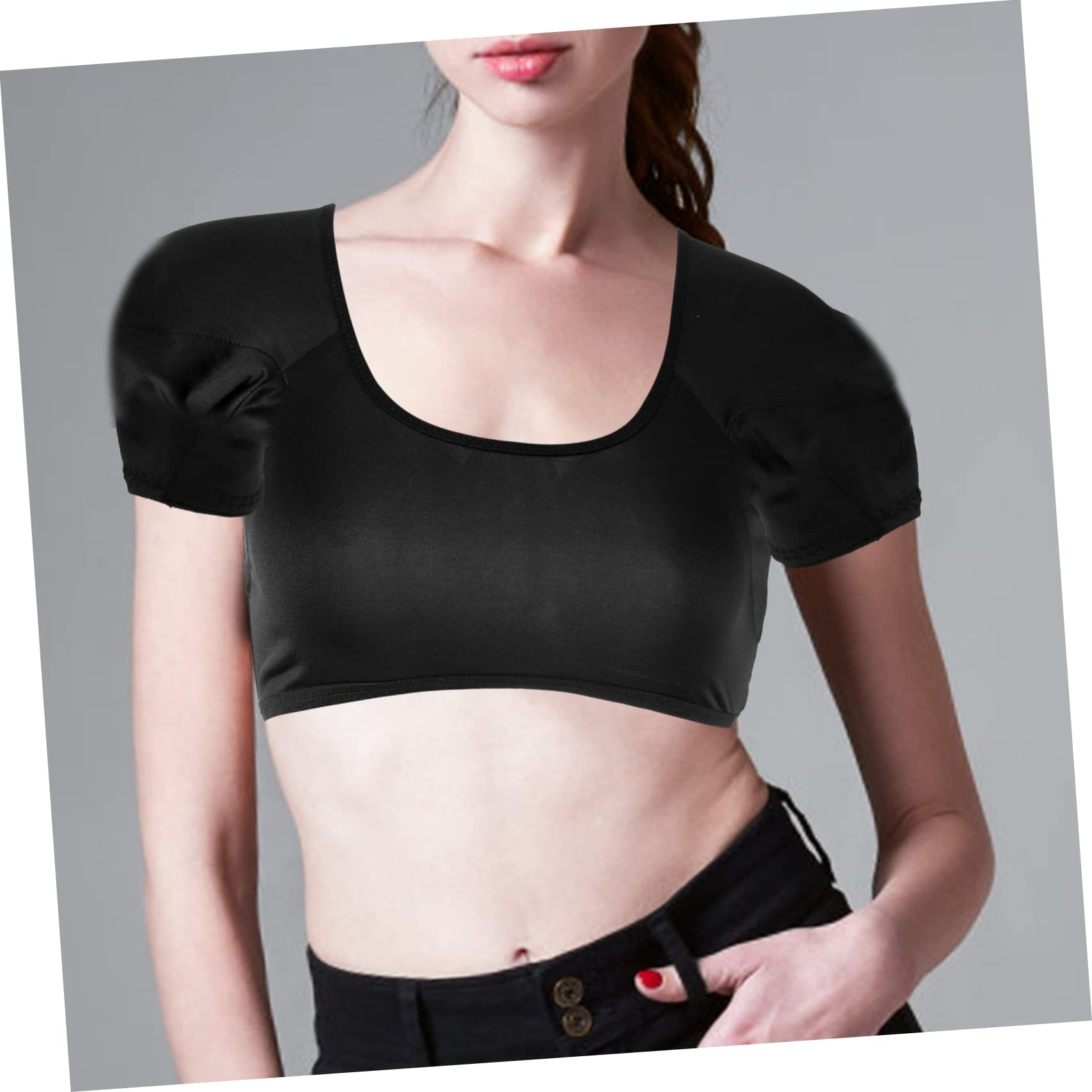 TENDYCOCO 2-Pack Women's Sweat Proof Undershirt - Stretchy Milk Silk Camisole with Underarm Sweat Pads for Comfort & Odor Control | Perfect for Work, Gym & Everyday Wear