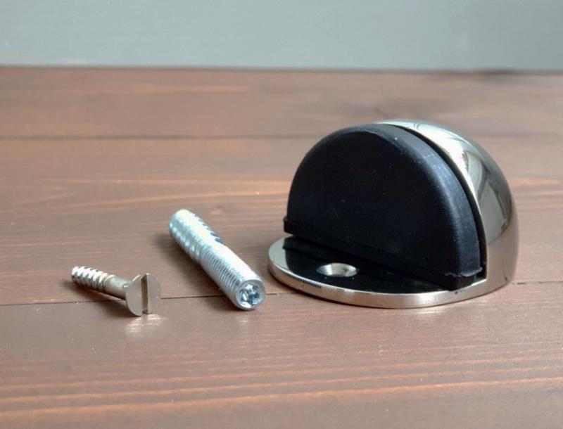 Nickel Floor Mounting DÃ¶rrstopp - Heavy Duty Door Stopper for Home, Office & Commercial Use - Prevents Scratches & Damage to Walls & Floors