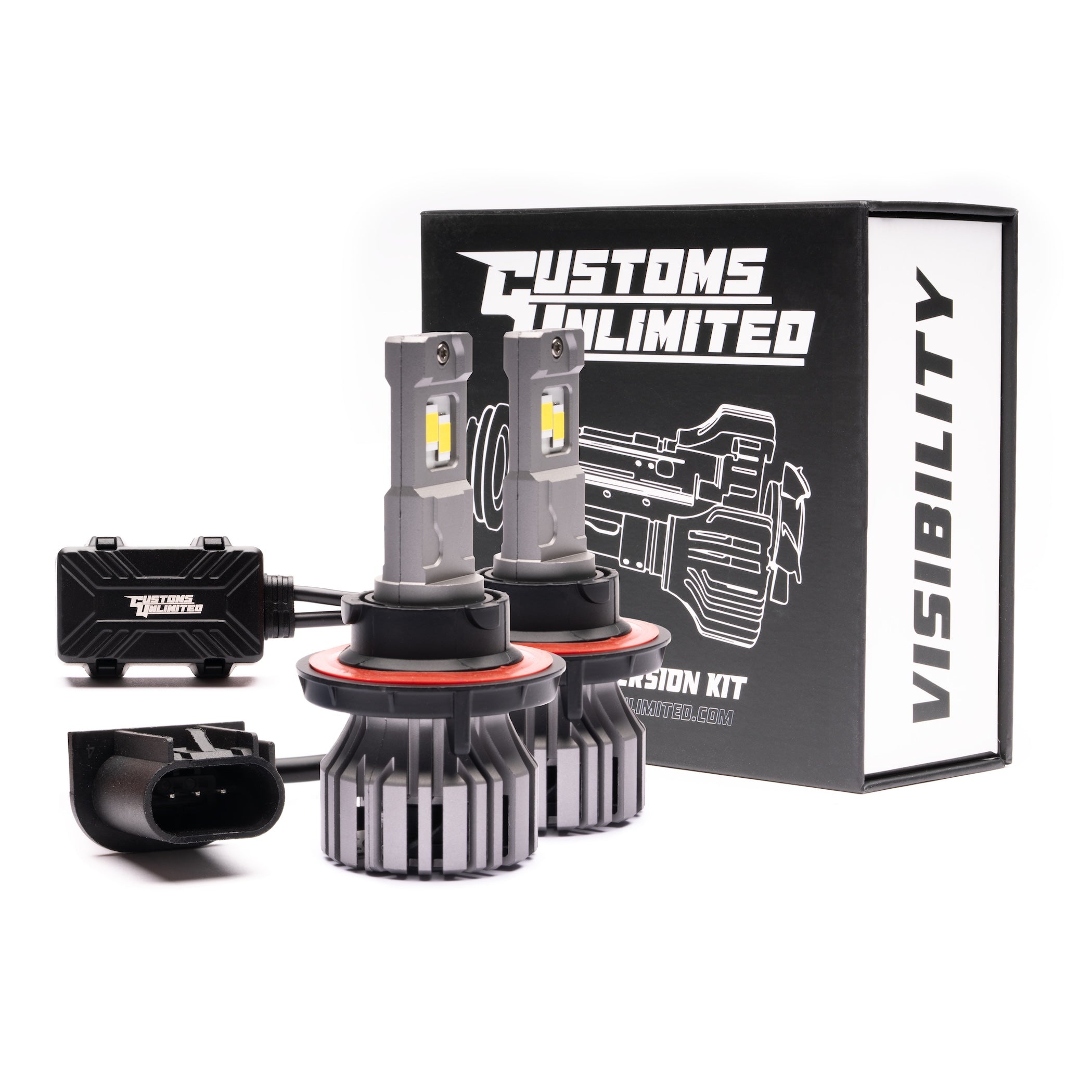 2007-2014 GMC Yukon LED Headlight Bulbs - High Brightness H13 9008 Replacement - Perfect for Night Driving & Off-Road Adventures