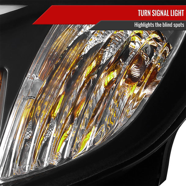 2008-2014 Subaru Impreza WRX & 2008-2011 Outback Sport LED Projector Headlights - Matte Black Housing with Clear Lens - High Performance Headlight Set for Night Driving & Off-Road Adventures