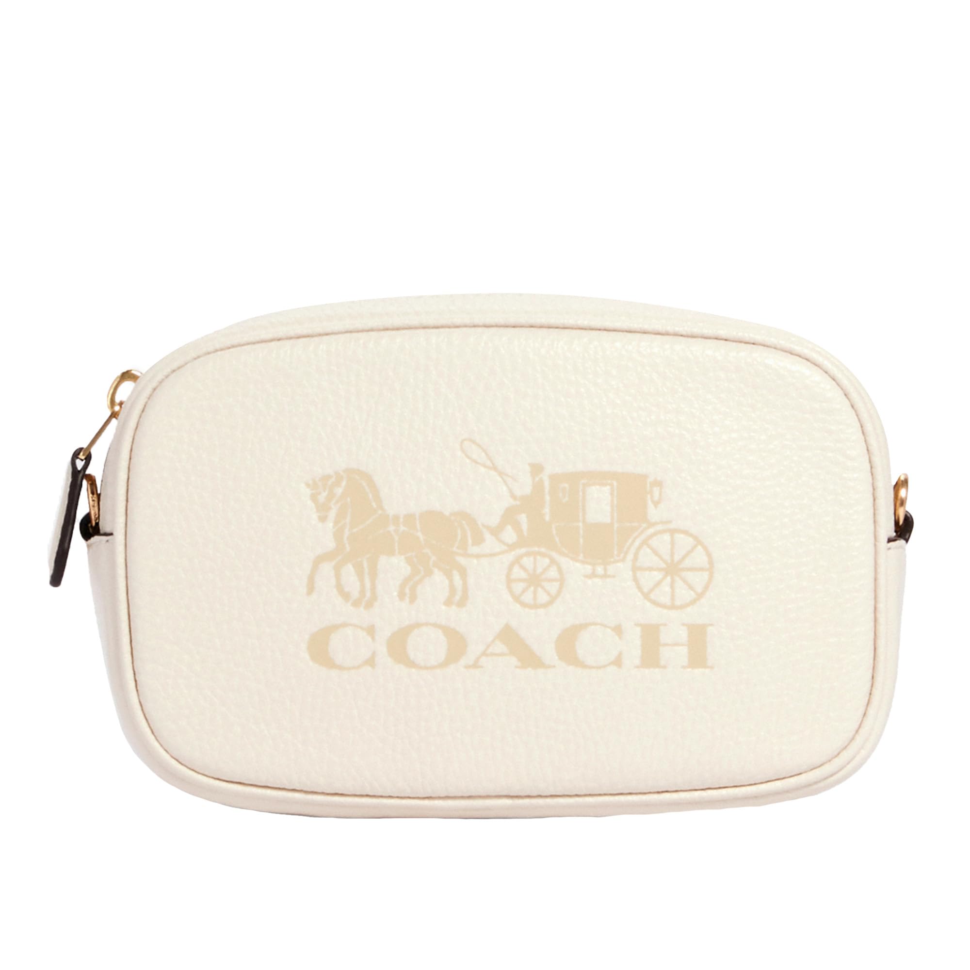 Coach Women's Pebbled Leather Jes Convertible Crossbody Belt Bag - Stylish Hands-Free Purse for Everyday Use, Travel & Shopping