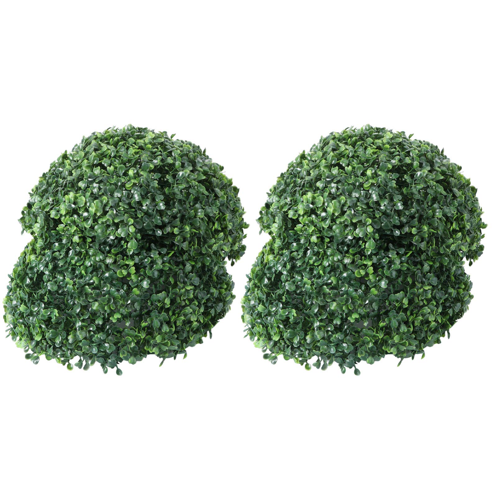PRETYZOOM 18cm Artificial Boxwood Topiary Ball - Faux Greenery Sphere for Indoor/Outdoor Decor, Wedding, Garden, Balcony & Home Hanging Plants | Perfect for Ceiling Decor, Backyard Landscaping & Event Centerpieces