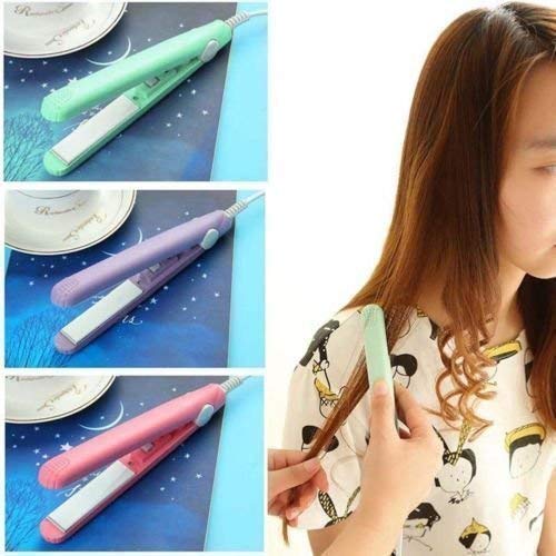 Jarsvoy TYA 6155 7-Piece Pink Makeup Kit with Mini Hair Straightener - Perfect for Travel & Gifts