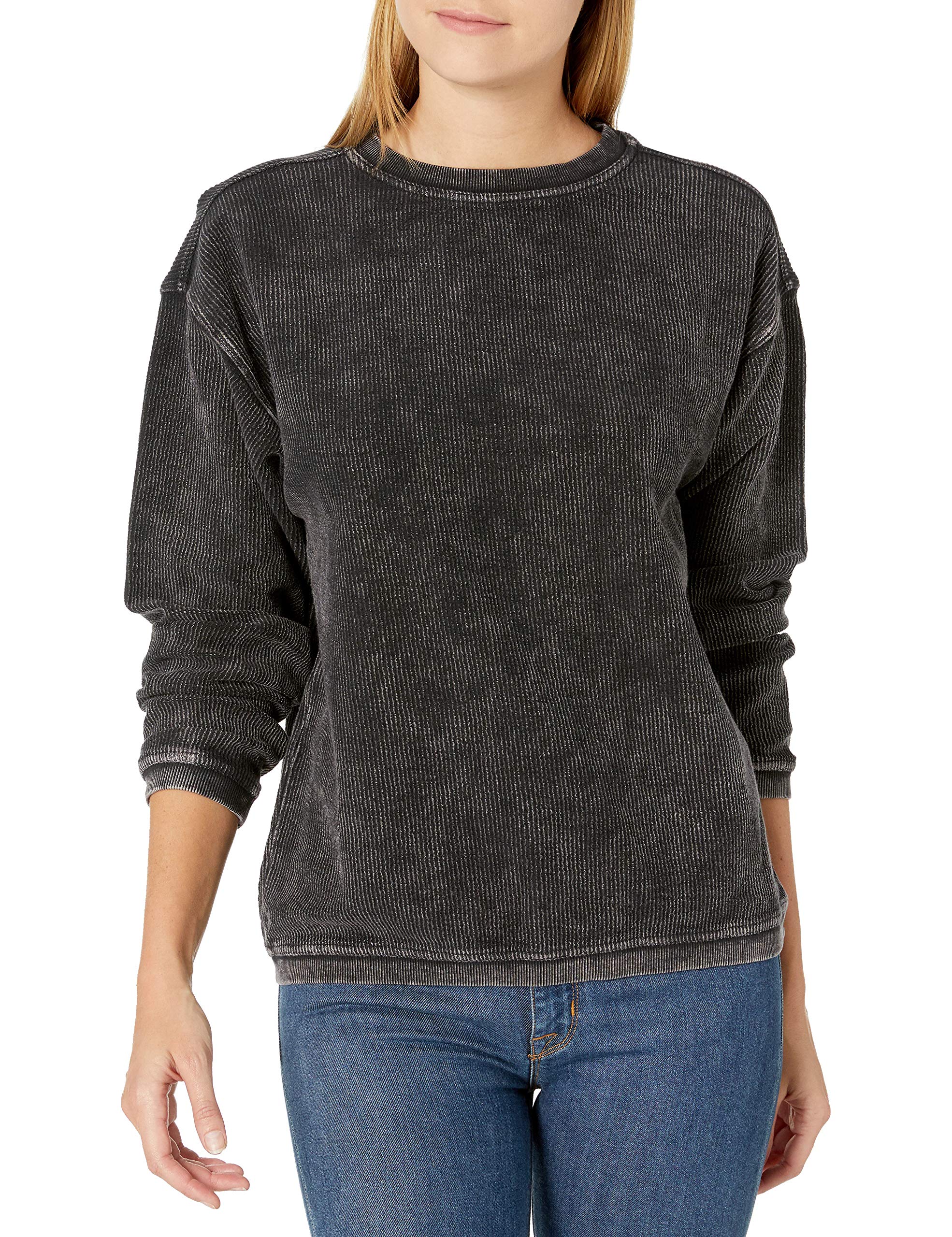 Charles River Apparel Women's Camden Crew Neck Sweatshirt | Soft Fleece Pullover | Casual Comfort Wear for Everyday, Lounge & Outdoor Activities