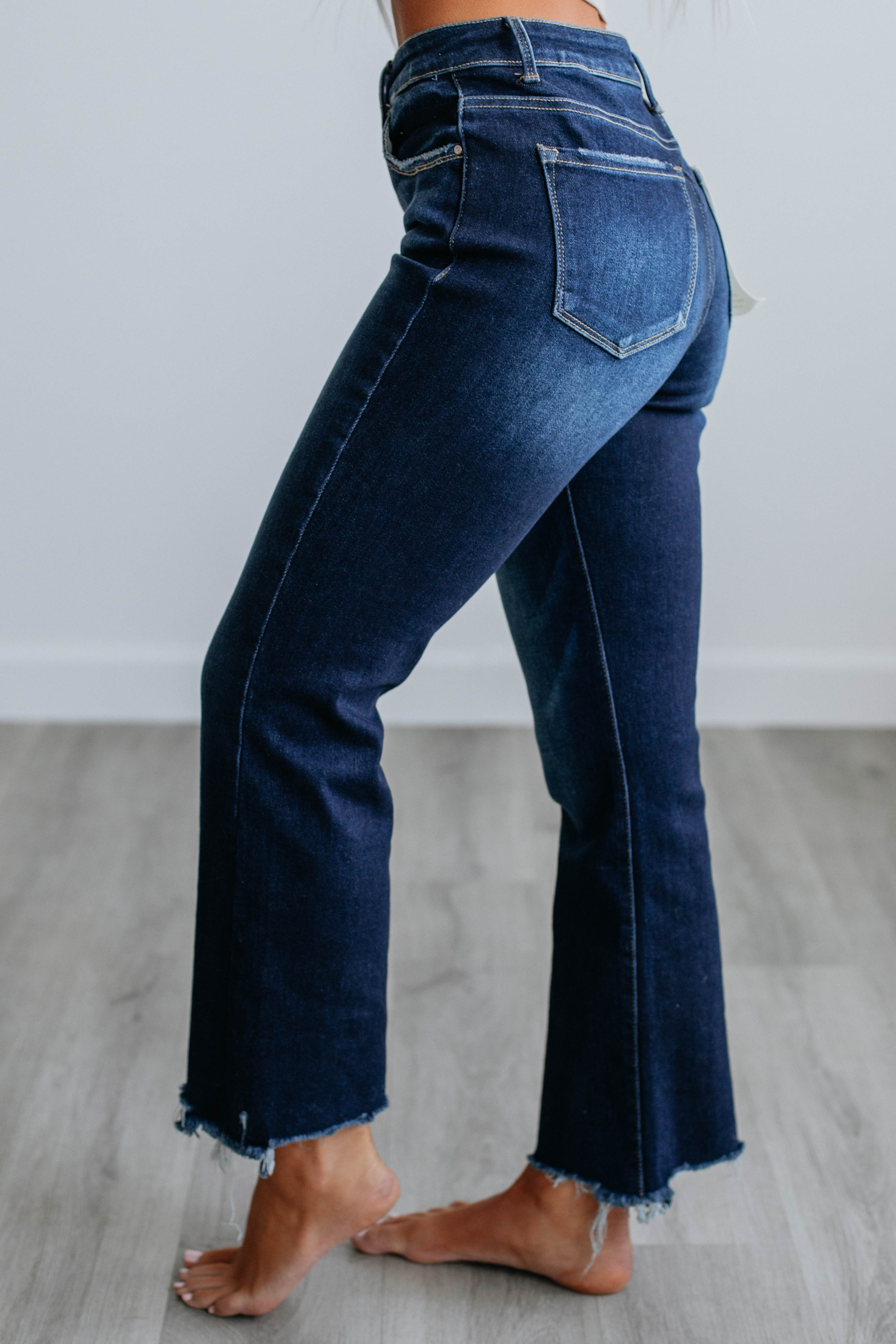 Kennedy Risen Jeans for Women - High Waist Stretch Denim Pants, Dark Wash Skinny Jeans | Perfect for Casual Wear, Office & Night Out