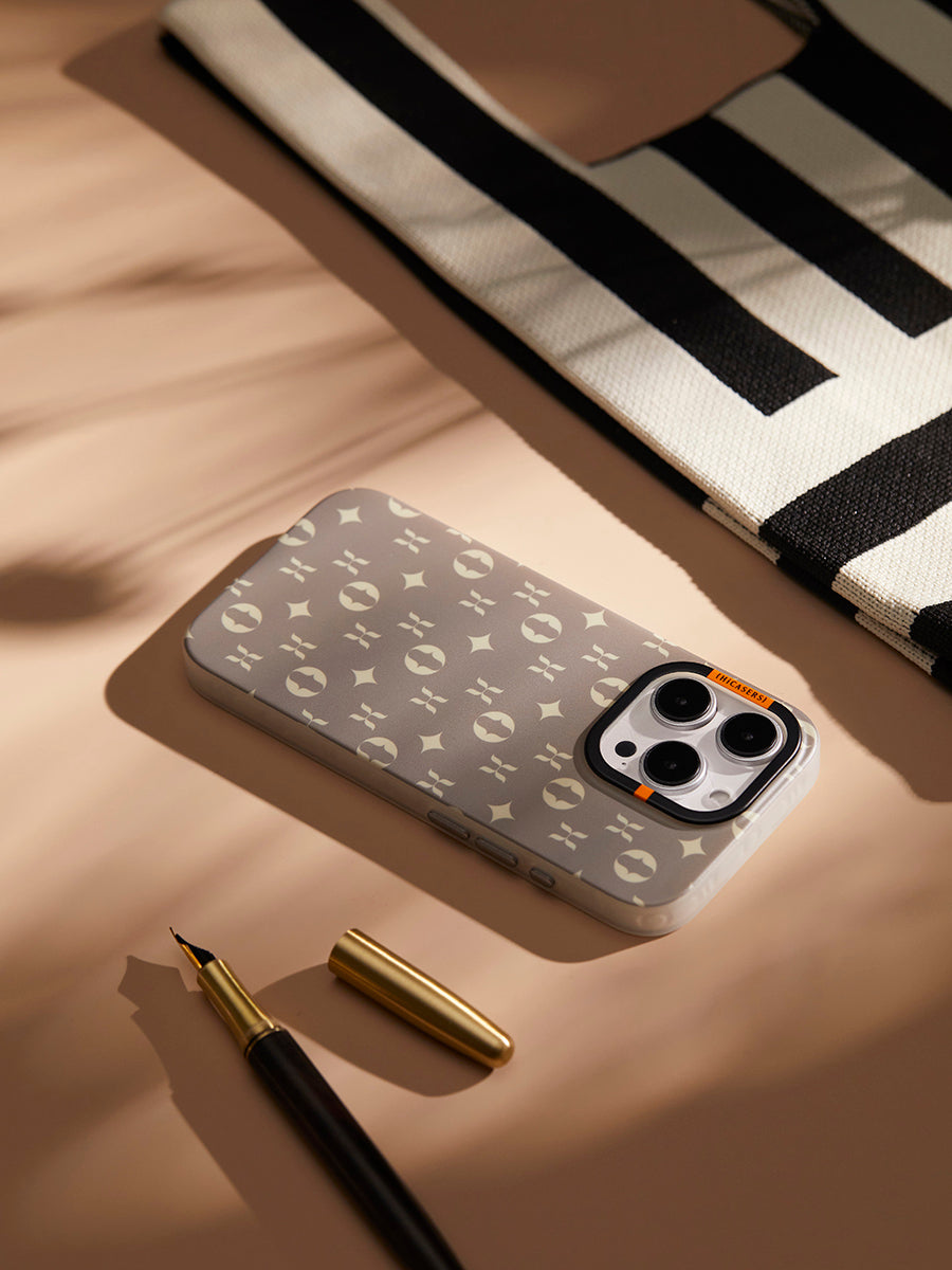 Champagne Gold Logo Phone Case - Premium Luxury Design for iPhone & Samsung | Perfect for Parties, Weddings & Special Events