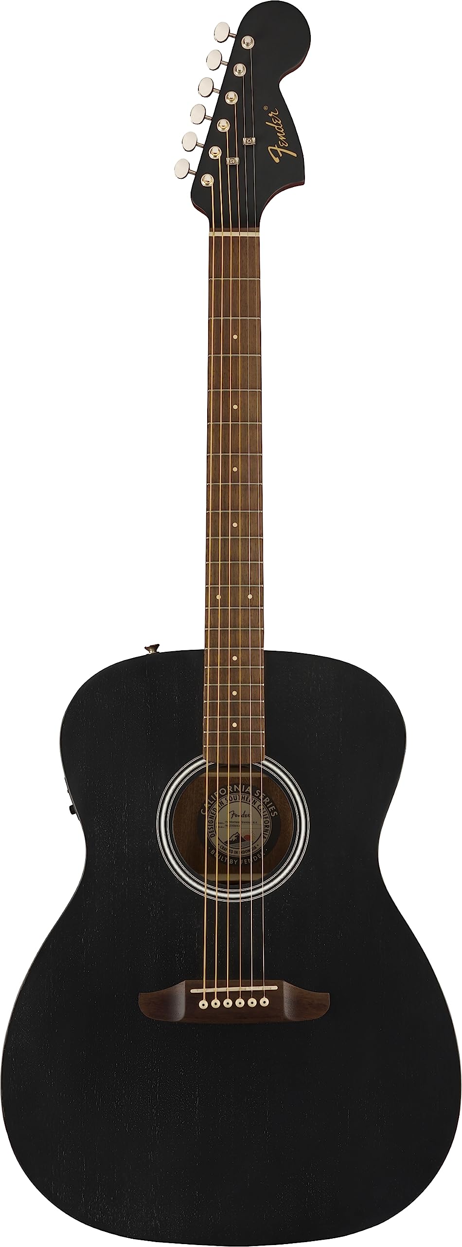 Fender 6-String Acoustic Guitar - Right-Handed, Black Top with 2-Year Warranty | Perfect for Beginners, Campfires & Live Performances (Model: 0973052111)