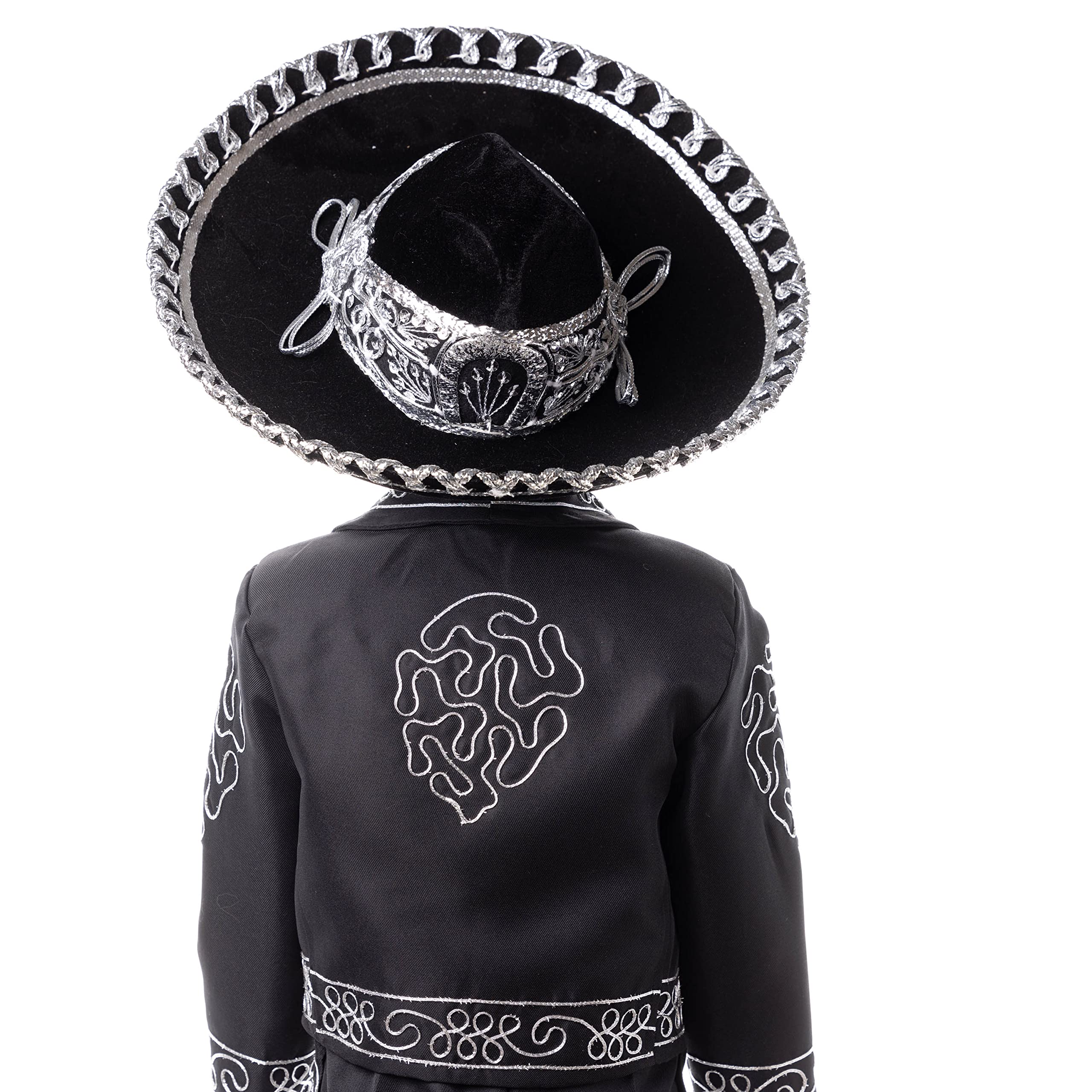 Boys Charro Outfit for Baptism & Events - Mexican Traditional Black Suit