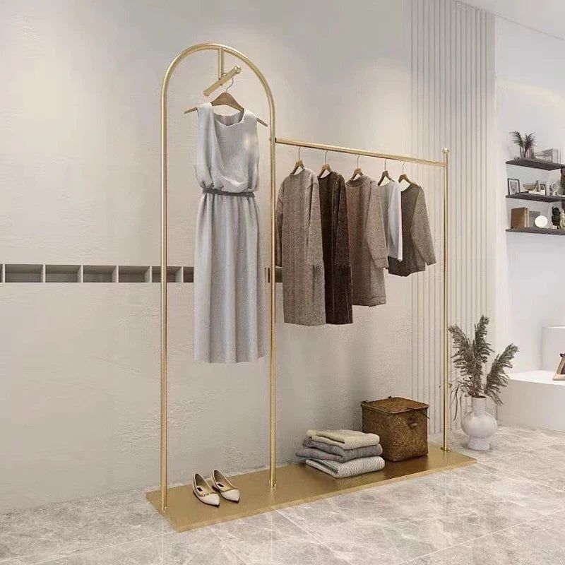 Sturdy Metal Coat Rack Stand - Heavy Duty Floor Standing Coat Hanger Organizer with 8 Hooks for Jackets, Hats & Bags - Perfect for Entryway, Bedroom or Office Organization