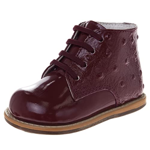 Burgundy Patent Ostrich