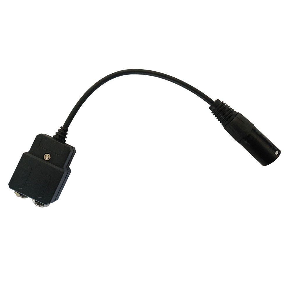 UFQ GA-AB Aviation Headset Adapter - Dual GA Plugs to Airbus XLR 5-Pin Male Connector for Professional Pilots | Includes High-Density Sponge & O-Ring | Perfect for Airbus Cockpit Communication & Flight Training