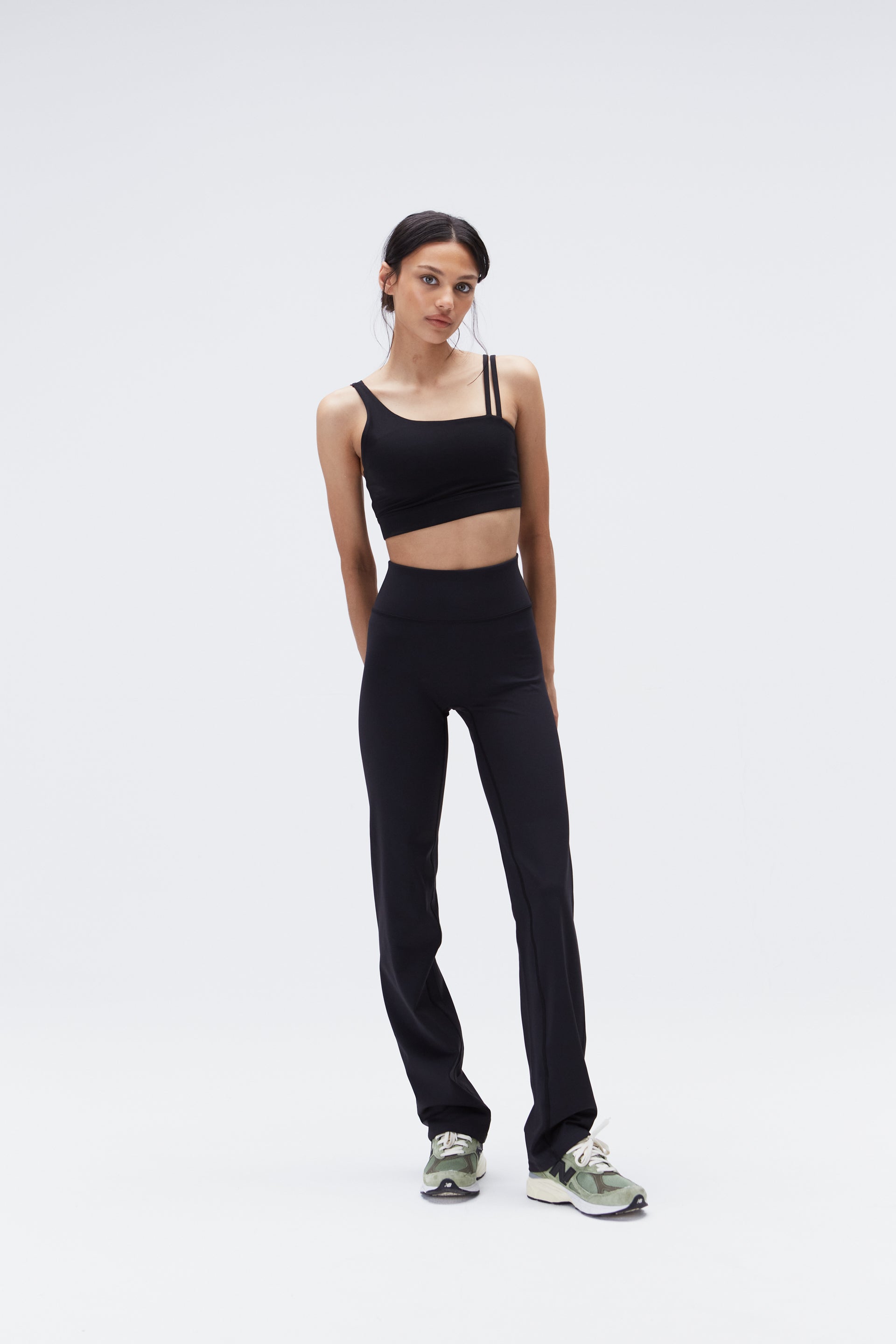 High Waist Yoga Pants for Women - Black Stretchy Workout Leggings for Yoga, Gym & Running | Comfortable & Breathable Activewear