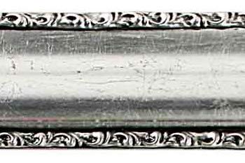 Silver Leaf With Black Antique