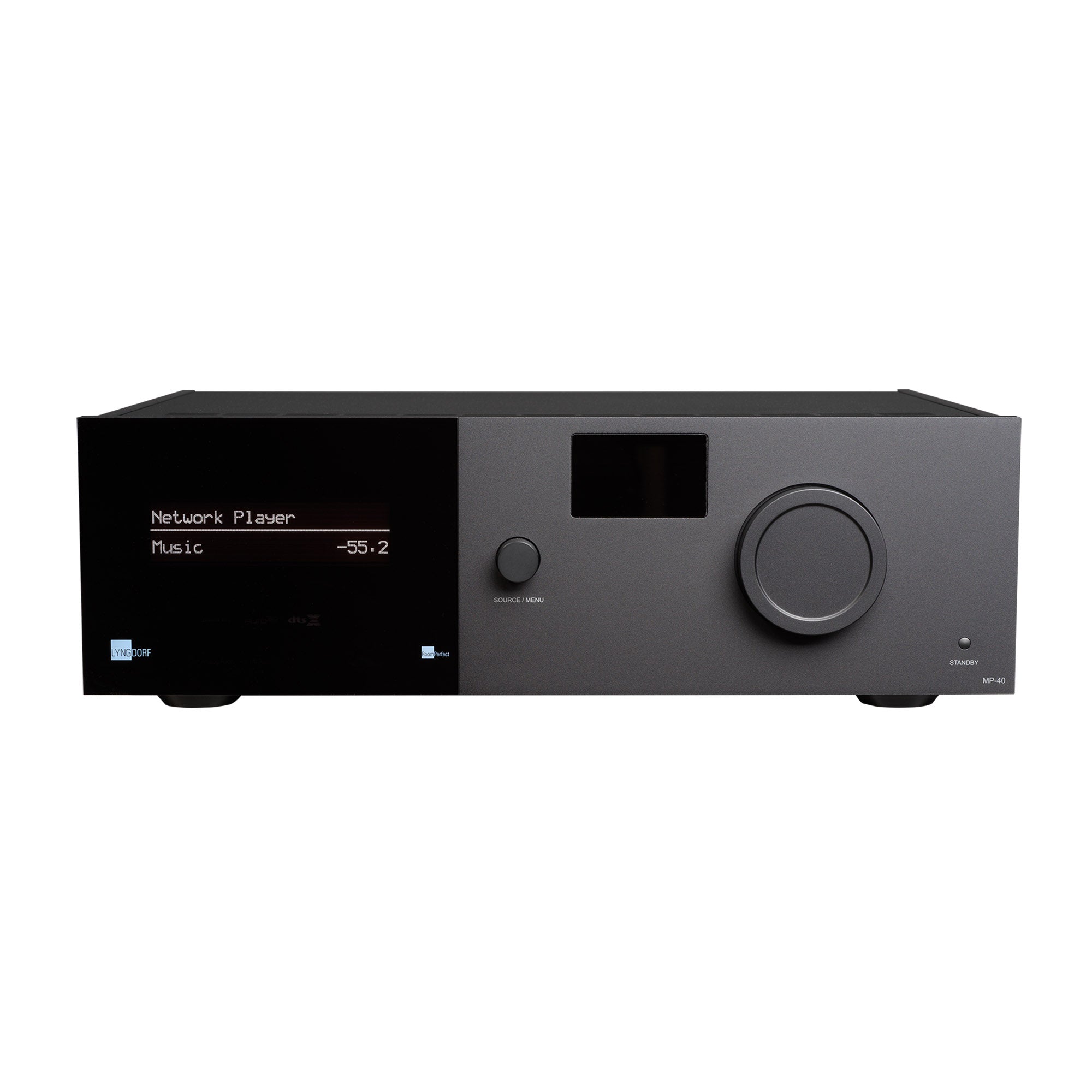 Lyngdorf MP-40 2.1 AV Processor with RoomPerfect Technology - Premium Home Theater Audio System for Movies & Music