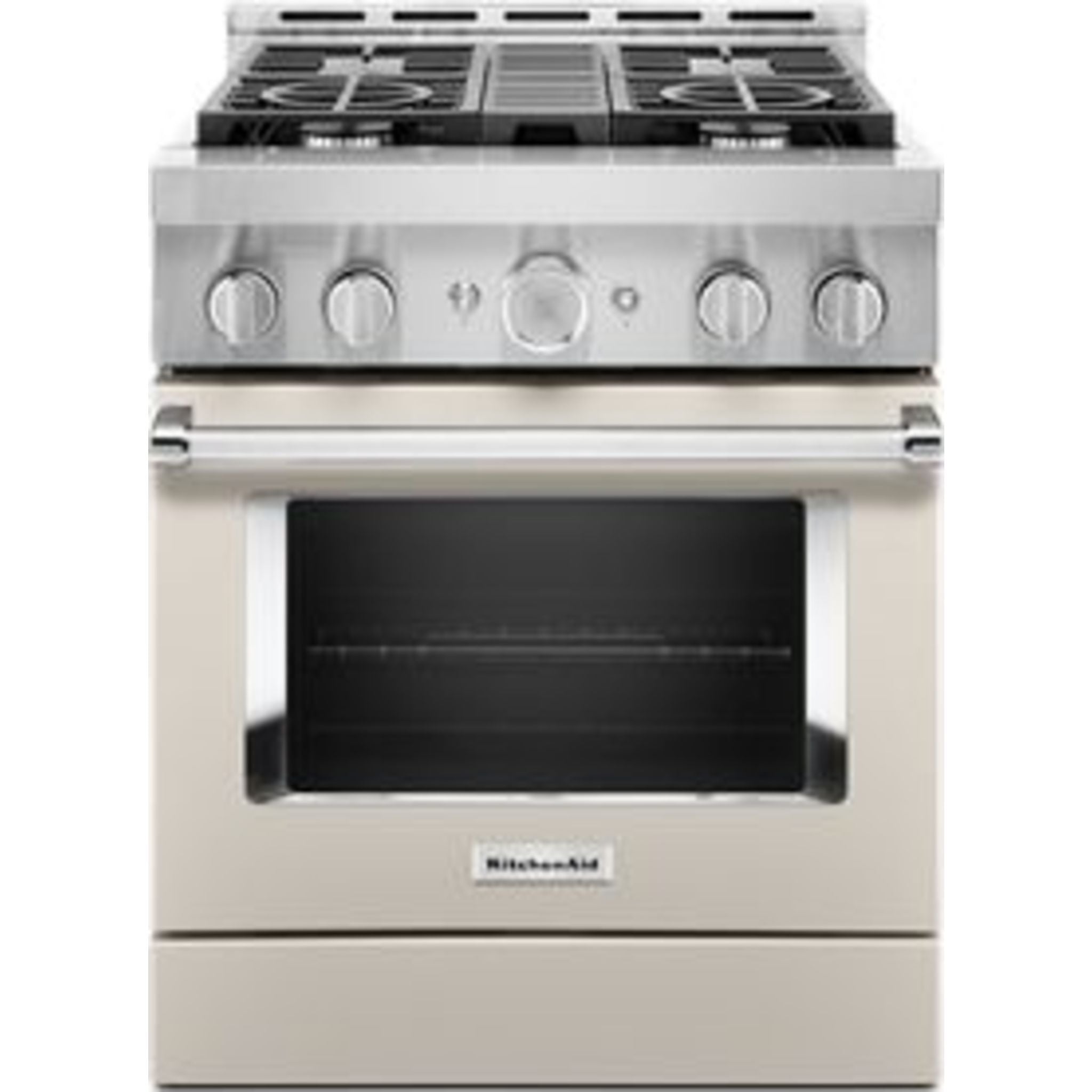 KitchenAid KFGC500JMH 5-Burner Gas Range with Convection Oven - Perfect for Baking, Roasting & Making Milkshakes at Home