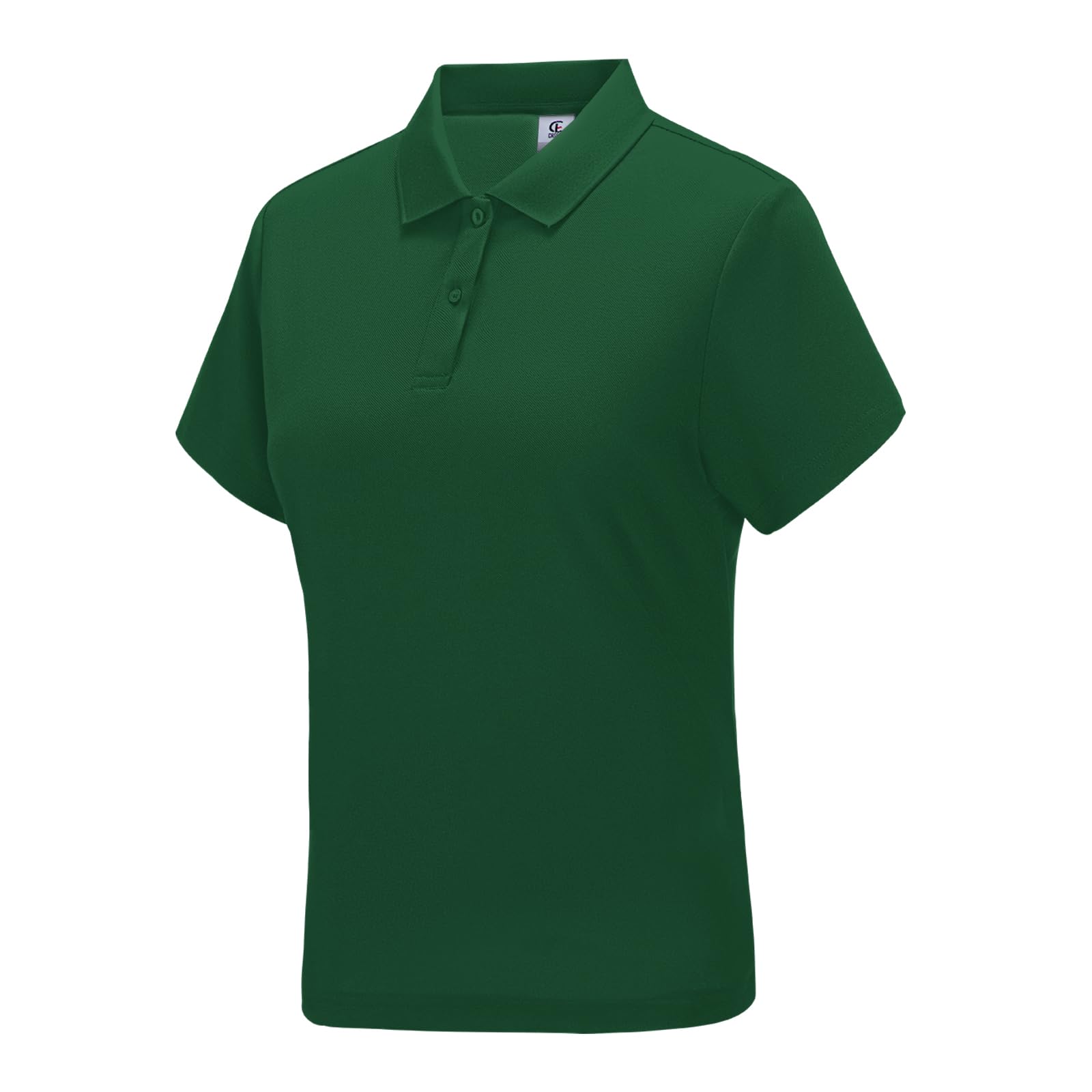 Casei Women's Quick Dry Moisture Wicking Polo Shirt - Breathable Golf & Tennis Shirt in Black & White - Perfect for Sports, Work & Casual Wear