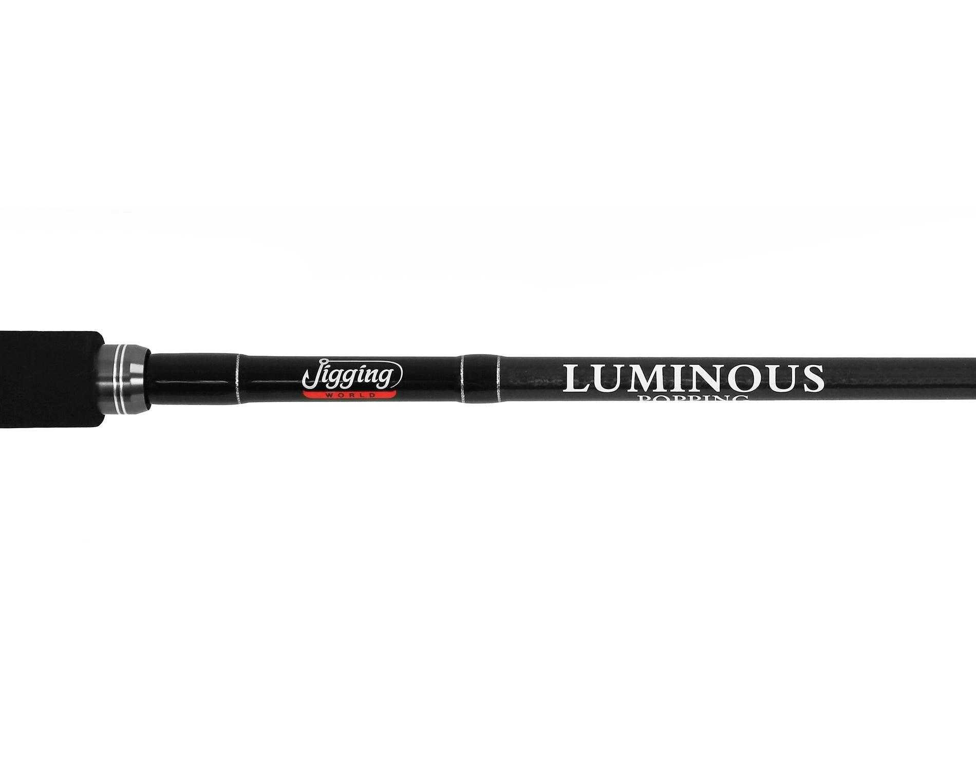 Jigging World Luminous Popping Spinning Rod - High Performance Saltwater Fishing Rod with Glow-in-the-Dark Technology for Night Fishing and Offshore Angling