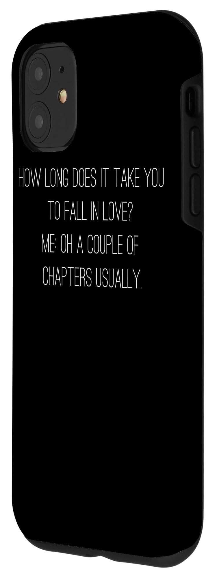 iPhone 11 Book Lover Case - Cute Romance Novel Design Protective Phone Cover for Bookworms - Perfect Gift for Readers & Bibliophiles (Reading in Cafe, Library, Commute, Book Club Meetings)